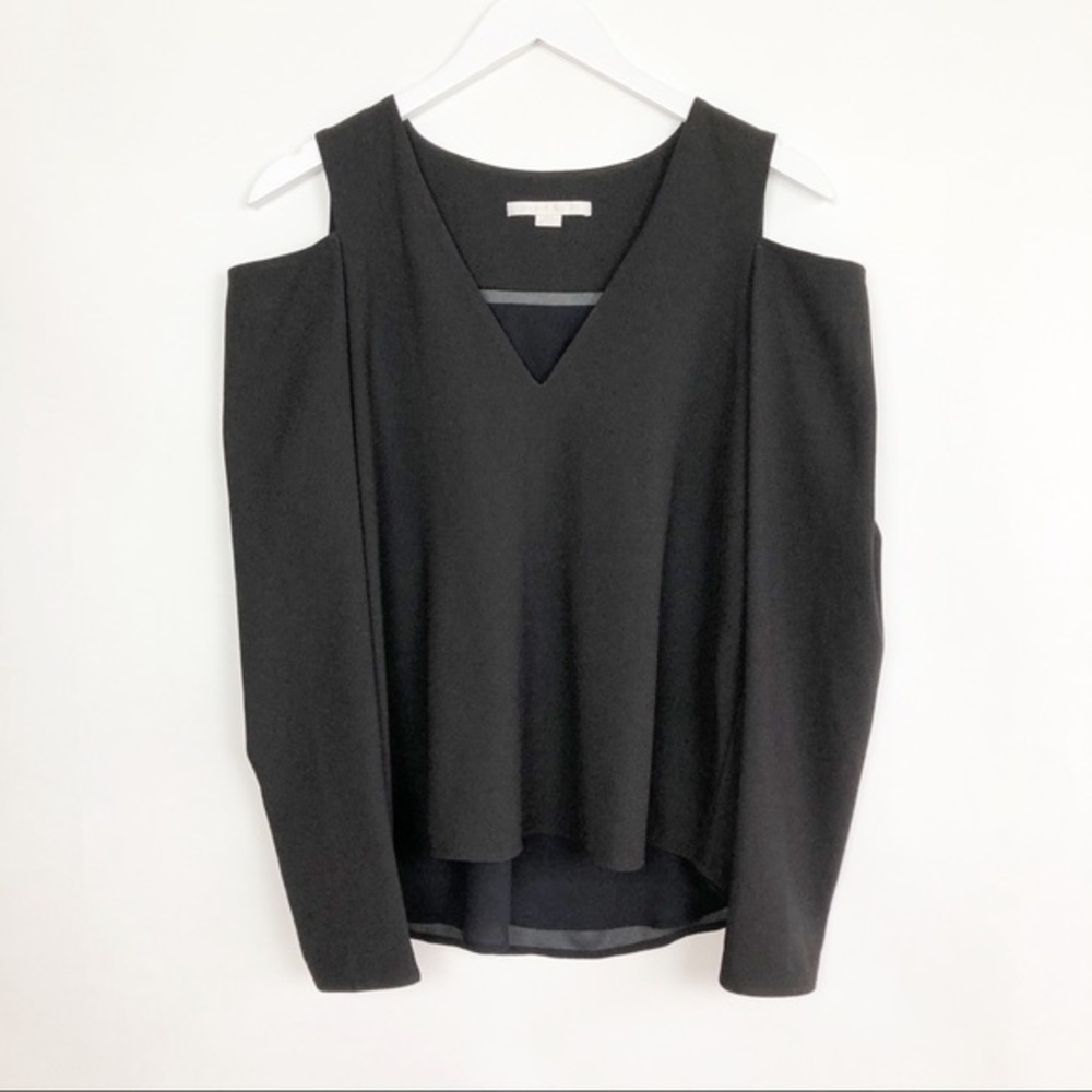 Cooper & Ella Cold Shoulder Long Sleeve Blouse Medium
